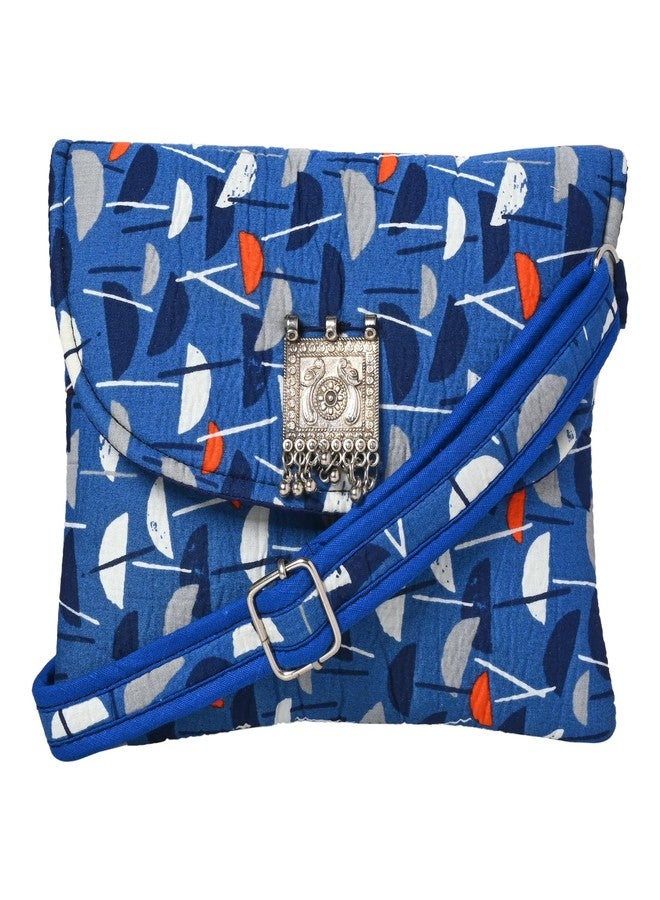 Coco Candy Women's Casual Lightweight Stylish Handbag | Umbrella Print Blue Sling Bag for Women - Perfect for Daily Use - Image 1
